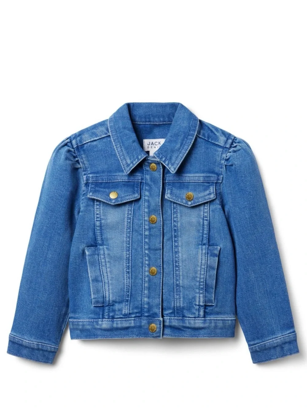 EUC Janie and Jack Denim Puff Sleeve Jacket
